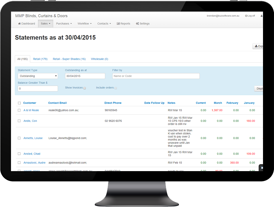 Accounts-receiveable-5 STATEMENTS